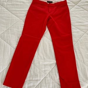 Red pants by Banana Republic